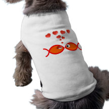 Valentine chrétien v2 orange tee-shirts pour toutous