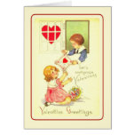 Valentine vintage carte