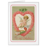Valentine vintage cartes de vœux