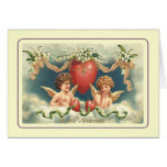 Valentine vintage cartes de vœux
