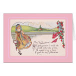 Valentine vintage cartes de vœux
