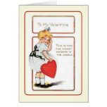 Valentine vintage cartes de vœux