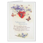 Valentine vintage cartes de vœux
