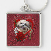 Valentines - clé à mon coeur - ShihPoo - Maggie Porte-clef