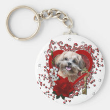 Valentines - clé à mon coeur - ShihPoo - Maggie Porte-clef