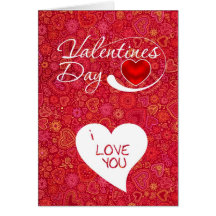Valentine's day - I love you Carte De Vœux