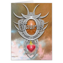 Valentines de TAUREAU ou carte d'anniversaire