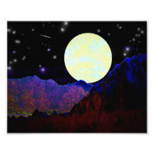 Vallée de la lune  tirage photo
