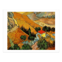Vallée de Van Gogh avec le laboureur (F727) Carte Postale