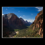 Vallée du parc national de Zion cartes postales