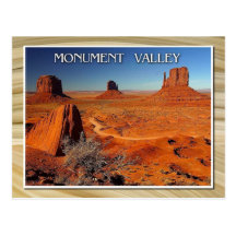 Vallée, l'Utah et l'Arizona de monument Cartes Postales