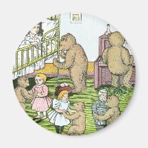 Valse de nounours avec des poupées aimant