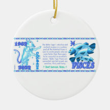 Valxart 1962 2022 zodiaques Poissons nés par Water Ornements