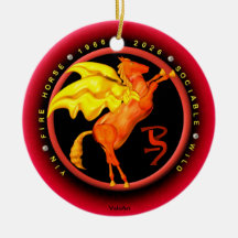 Valxart 1966 zodiaque Lion de 2026 moutons du feu Ornement