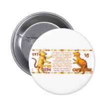 ValxArt 1974 2034 personnes en bois de tigre de zo Badge Avec Épingle