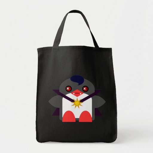 Vampire de pingouin de Kawaii Sac