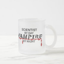 Vampire de scientifique par nuit mugs