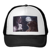 Vampire et loup-garou casquettes de camionneur