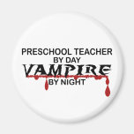 Vampire préscolaire de professeur par nuit aimant