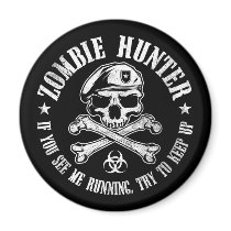 vampires de chasseur de zombi vivant complètement magnets