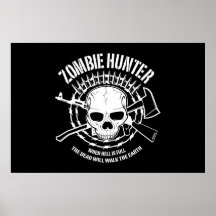 vampires de chasseur de zombi vivant complètement posters