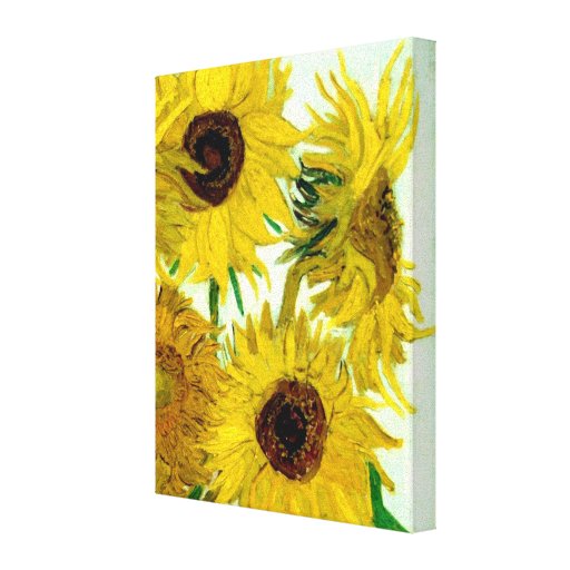 Van Gogh : Beaux-arts de cru de tournesols du vase Toiles Tendues