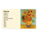 Van Gogh ; La vie toujours : Vase avec 12 tourneso Cartes De Visite Professionnelles