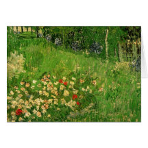 Van Gogh ; Le jardin de Daubigny, Le Jardin de Dau Cartes De Vœux