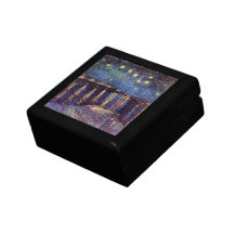 Van Gogh ; Nuit étoilée au-dessus du Rhône, art vi Coffret Cadeau