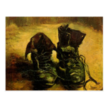 Van Gogh par paire de chaussures, de cru toujours  Cartes Postales