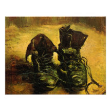 Van Gogh par paire de chaussures, de cru toujours  Faire-part Personnalisés