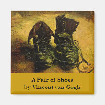 Van Gogh par paire de chaussures, de cru toujours  Magnets