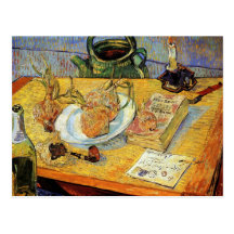 Van Gogh - planche à dessin toujours de la vie Cartes Postales