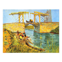 Van Gogh ; Pont de Langlois au lavage de femmes d' Bristol