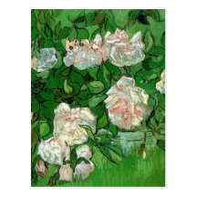 Van Gogh ; Roses roses, de cru toujours art de la  Cartes Postales