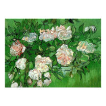 Van Gogh ; Roses roses, de cru toujours art de la  Invitation Personnalisable