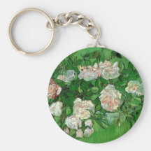 Van Gogh ; Roses roses, de cru toujours art de la  Porte-clés