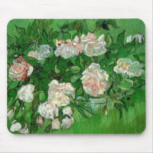 Van Gogh ; Roses roses, de cru toujours art de la  Tapis De Souris