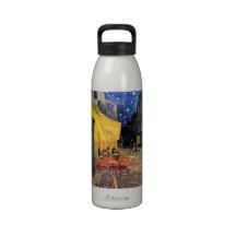 Van Gogh ; Terrasse de café la nuit, beaux-arts vi Bouteilles D'eau
