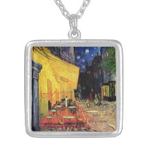Van Gogh ; Terrasse de café la nuit, beaux-arts vi Pendentifs