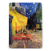 Van Gogh ; Terrasse de café la nuit, beaux-arts vi Faire-part