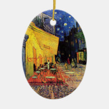Van Gogh ; Terrasse de café la nuit, beaux-arts vi Décorations De Noël