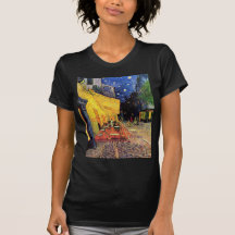 Van Gogh ; Terrasse de café la nuit, beaux-arts vi T-shirt