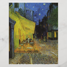 Van Gogh ; Terrasse de café la nuit Prospectus