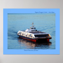"Vancouver du nord Seabus " Poster