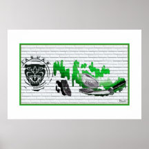 Vandalisme urbain affiches