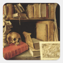 Vanitas avec un cadran solaire, c.1626-40 stickers carrés