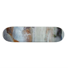 Vapeur de geysers bouillant Yellowstone Plateau De Skateboard