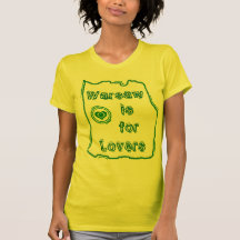 Varsovie est pour des amants t-shirt