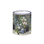 Vase à Pierre-Auguste Renoir de fleurs Mug À Café